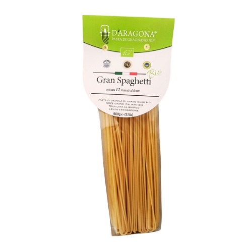 Pasta D’Aragona паста Спагеттони, BIO, 500 гр